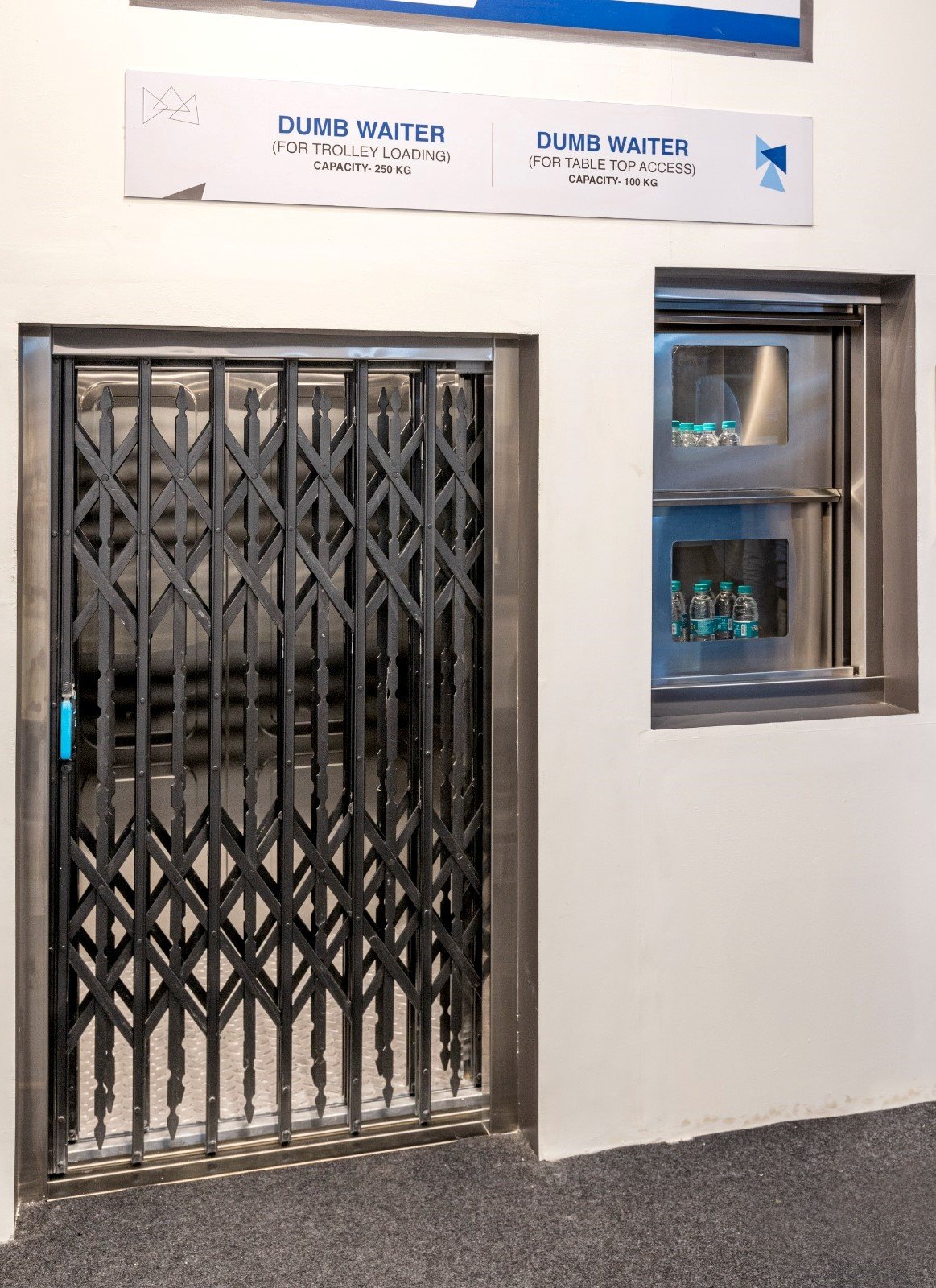 Multi-Tier Internal Tray Dumbwaiter Car